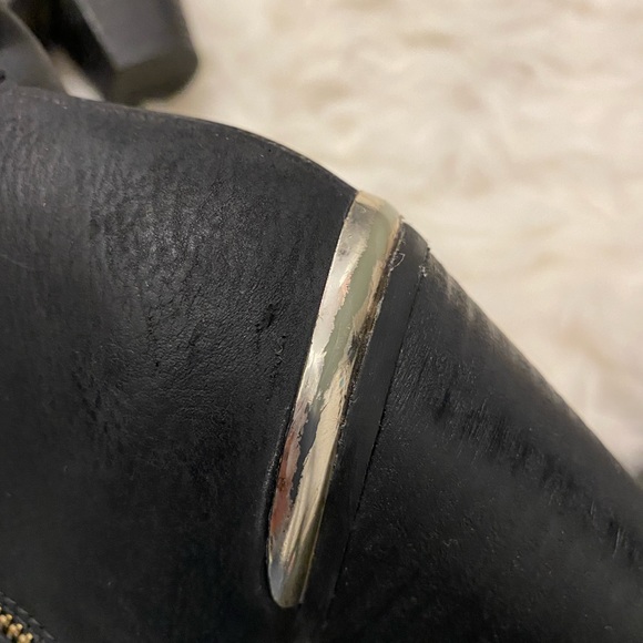 STEVE MADDEN Wantagh Booties, Size 6.5, Black Genuine Leather - Picture 7 of 13